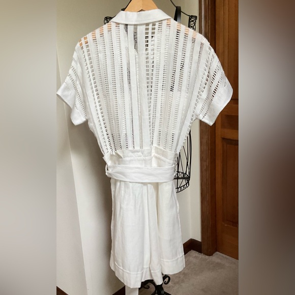 Christy Lynn Madeline play suit, Ivory, Large - Picture 10 of 15